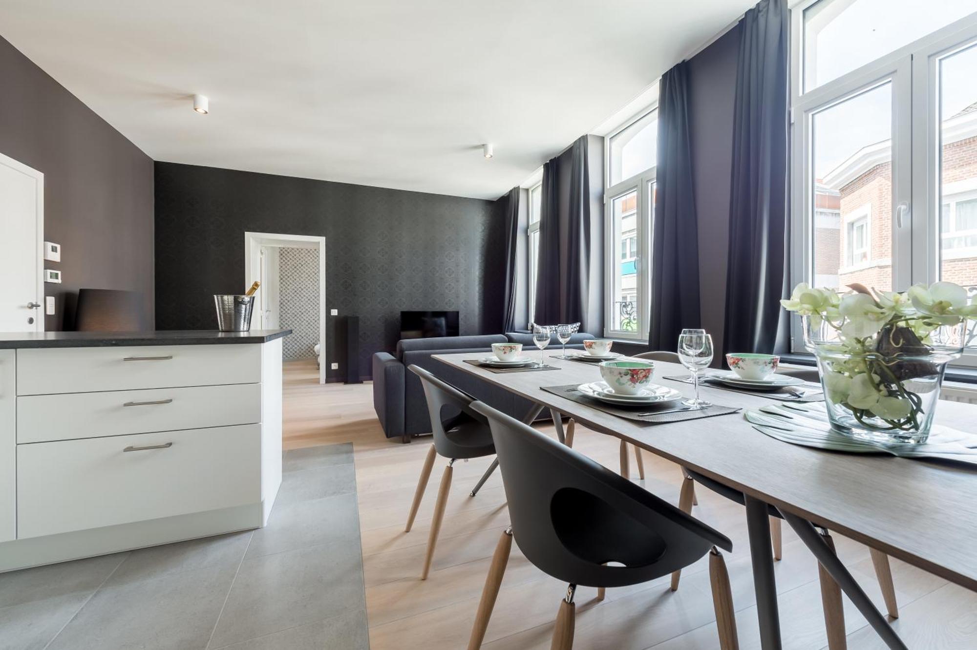 Smartflats Design - Cathedrale Apartment Liege Phòng bức ảnh
